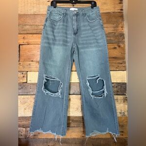 VERVET Leslie‎ Super High Rise 90's Vintage Cropped Flare Jeans “Balsam” size 30